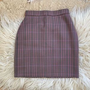 MSGM Milano Herringbone Mini Skirt